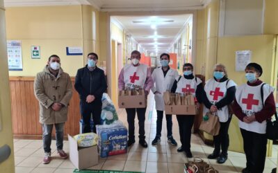 Departamento de Salud Municipal participó junto a Cruz Roja Gorbea y DIDECO en entrega de útiles de aseo y pañales a hospitalizados