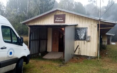 Equipo del Consultorio Rural Lastarria desarrolla ronda médica en Posta Pidenco Alto