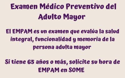 EXAMEN MÉDICO PREVENTIVO DEL ADULTO MAYOR
