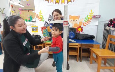 Evaluación Antropometríca de niños Manitos Creando