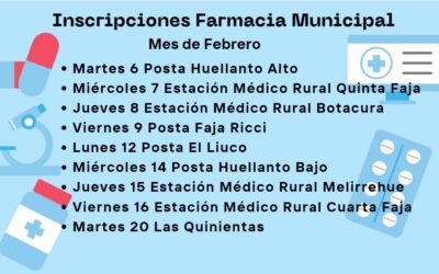 INSCRIPCIONES FARMACIA MUNICIPAL