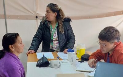 Vecinos del sector Pinto Sur destacan Operativo de Salud en terreno