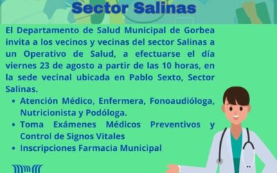 OPERATIVO DE SALUD EN SECTOR SALINAS