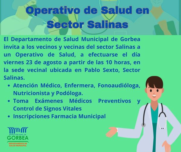 OPERATIVO DE SALUD EN SECTOR SALINAS