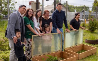 Jardín Infantil O´Higgins inaugura invernadero de autoconsumo