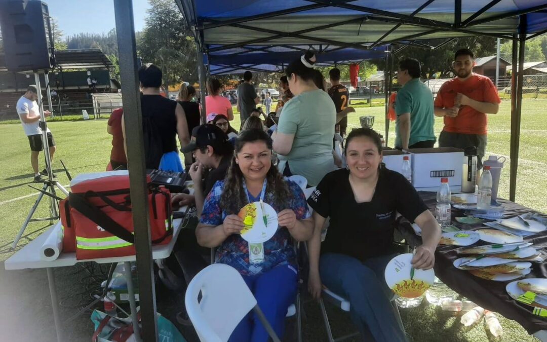 Departamento de Salud Municipal de Gorbea presente en Jornada de autocuidado dirigida a funcionarios y trabajadores municipales