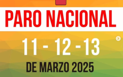 Movilización nacional 11, 12 y 13 de marzo