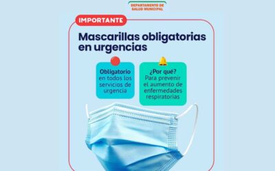 USO OBLIGATORIO DE MASCARILLA EN SERVICIOS DE URGENCIA A PARTIR DEL 15 DE ABRIL
