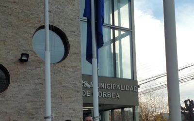 Izamiento de la Bandera Mapuche