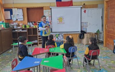 ESTUDIANTES DE PRE KINDER ESCUELA CINCO PARTICIPAN EN TALLER DE SALUD BUCODENTAL
