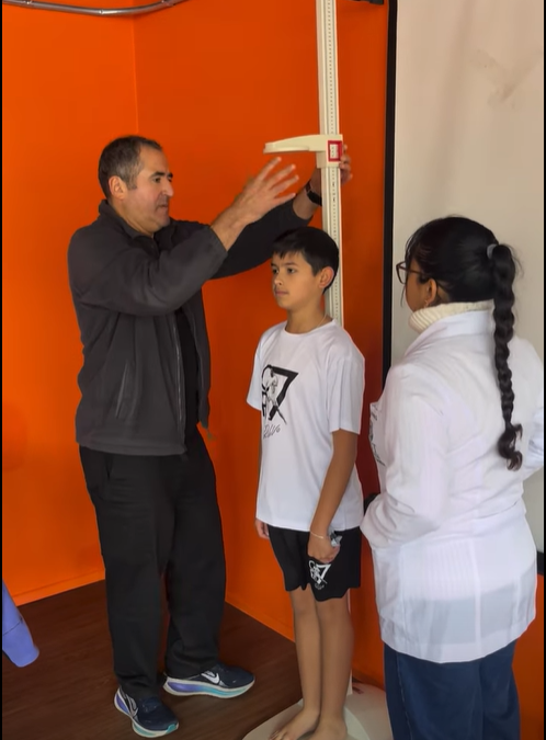 Mediciones nutricionales en la Escuela de Fútbol de Gorbea